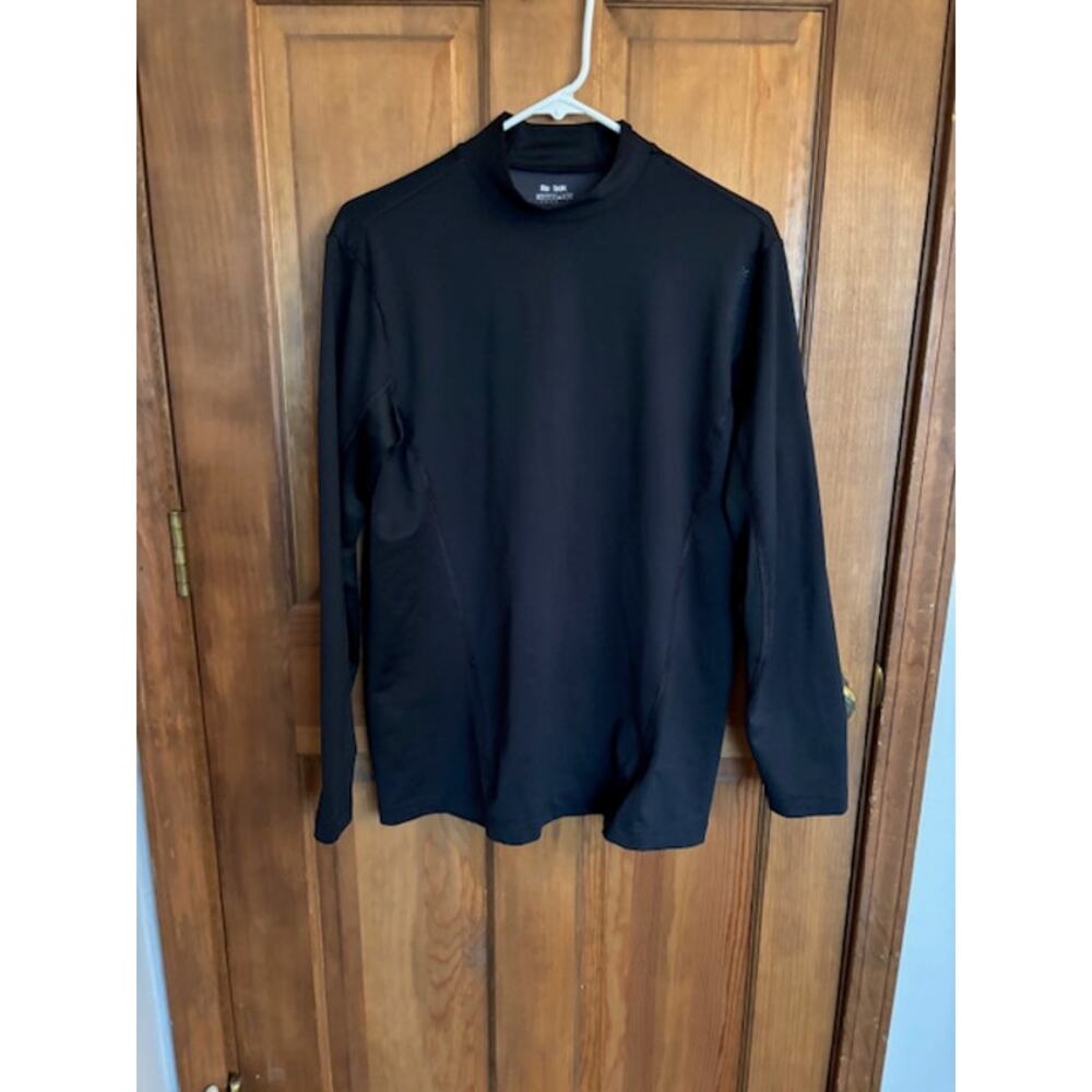 Reebok Black Long Sleeve Pullover Play Dry Shirt Size Large